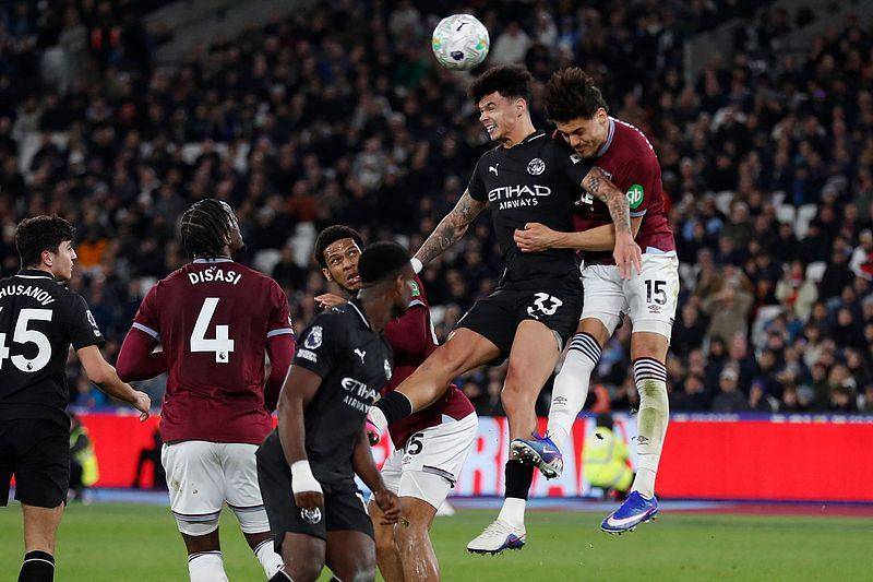 曼城1-1西汉姆联 B席建功